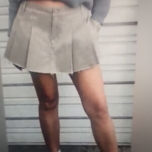 Rewash Taupe Mini Skort Size 11